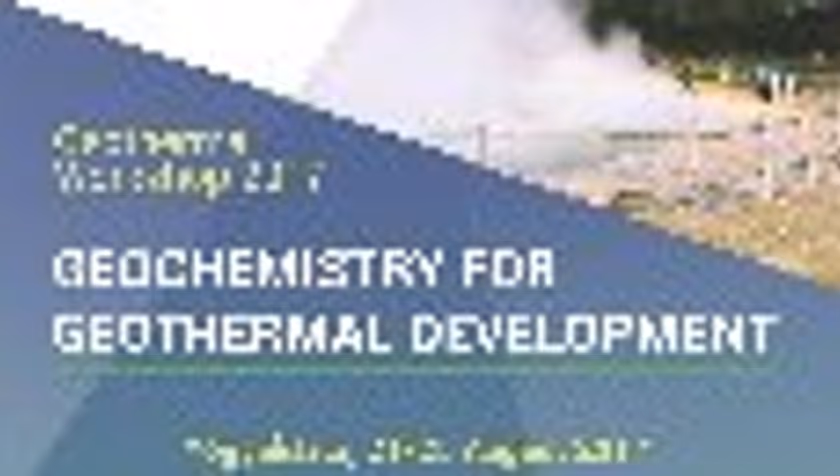 Training: Geochemistry for Geothermal Development